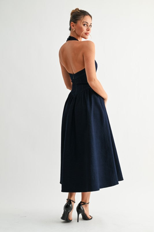 Noche de Denim Dress