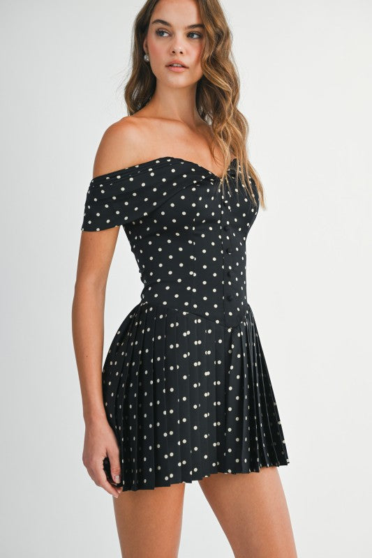 Luna Polka Dot Mini Dress