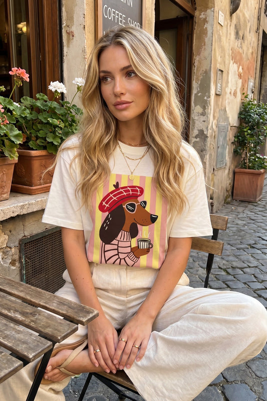 Café con Coco Graphic Tee (Pre-Orden Agosto 10 Approx.)