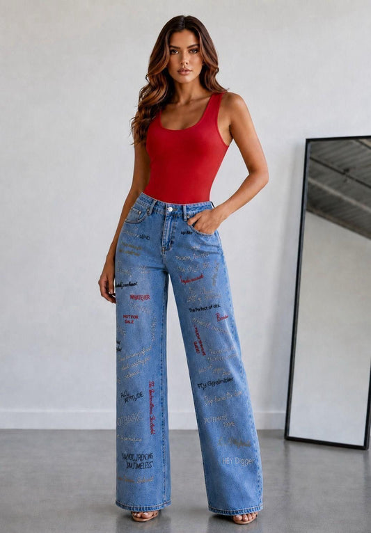 Not Basic Wide Leg Jeans ✨ (Pre-orden Junio 17 Approx.)