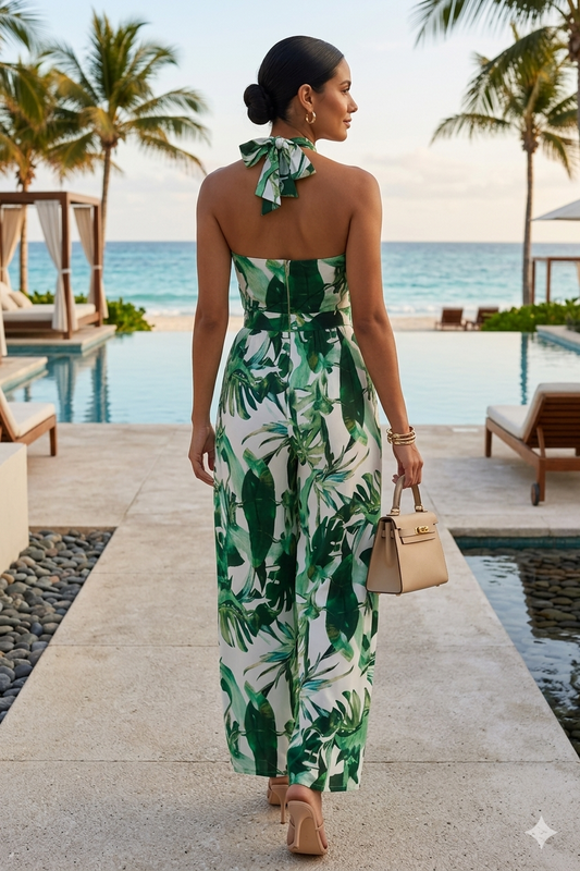 Verde Paraíso Jumpsuit (Pre-Orden April 3 Approx.)