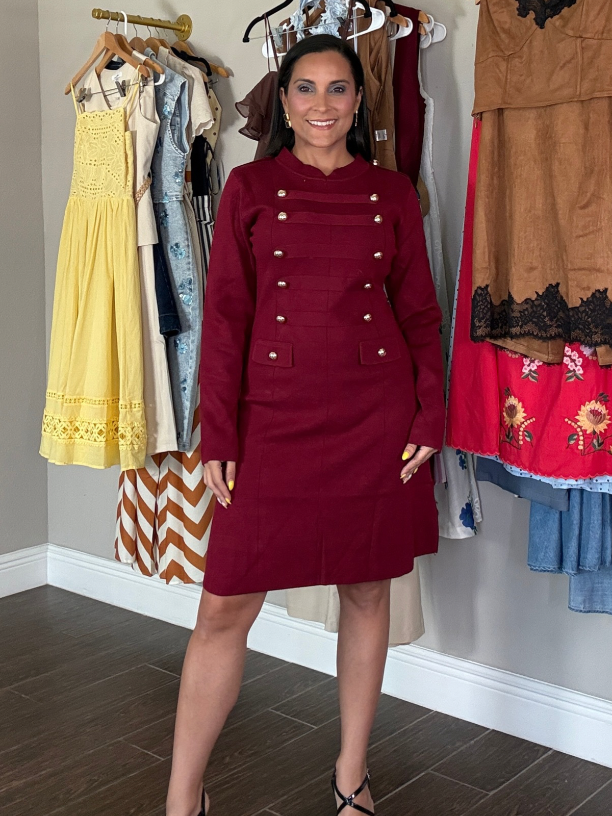 Bordeaux Military Dress (Pre-Orden Agosto 25 Approx.)