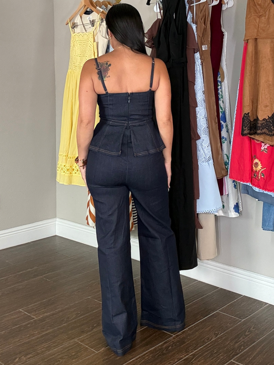 Milano Denim Jumpsuit