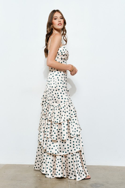 Flamenco Borincano Polka Dot Dress