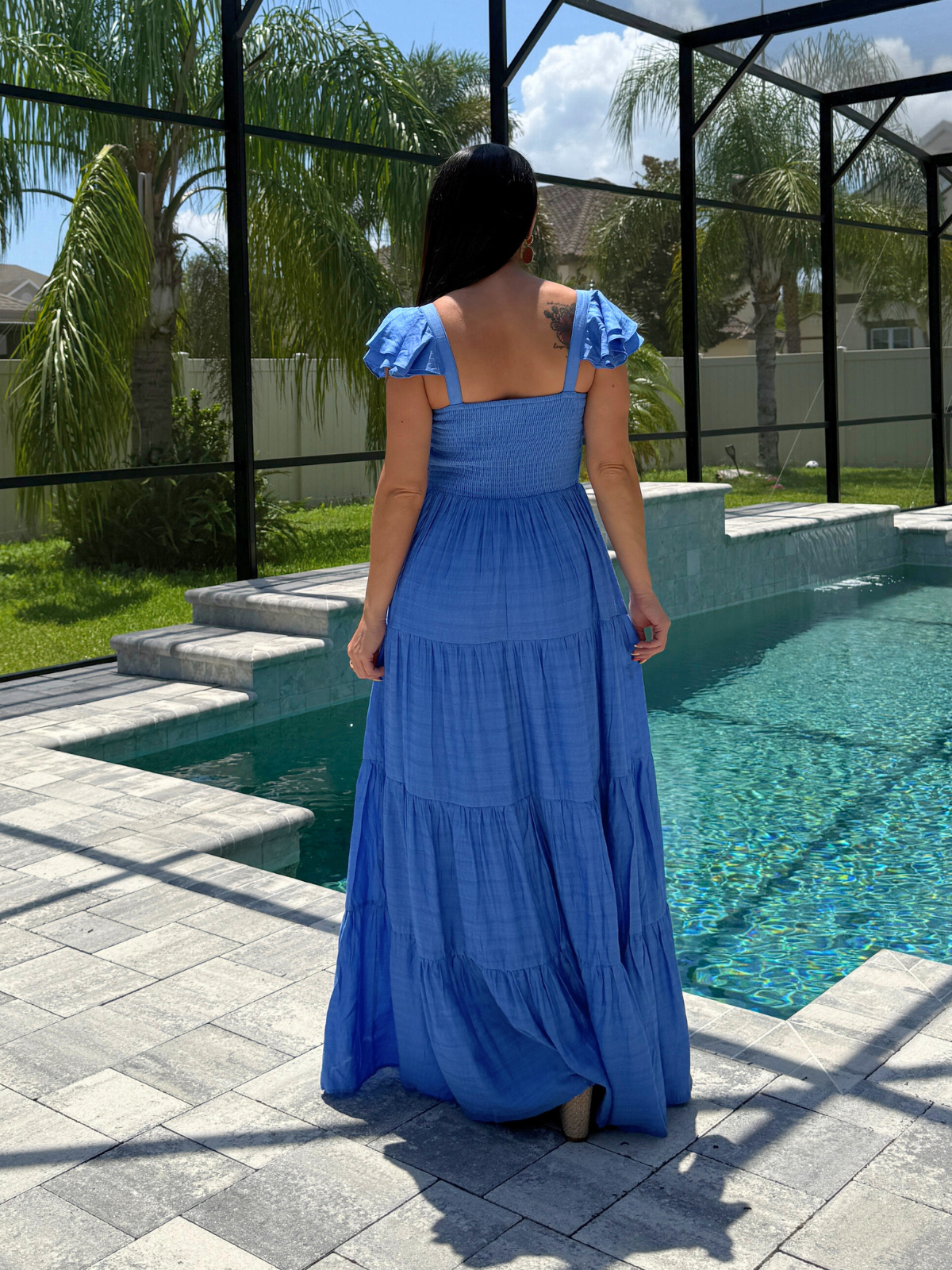 Olas de Verano Maxi Dress