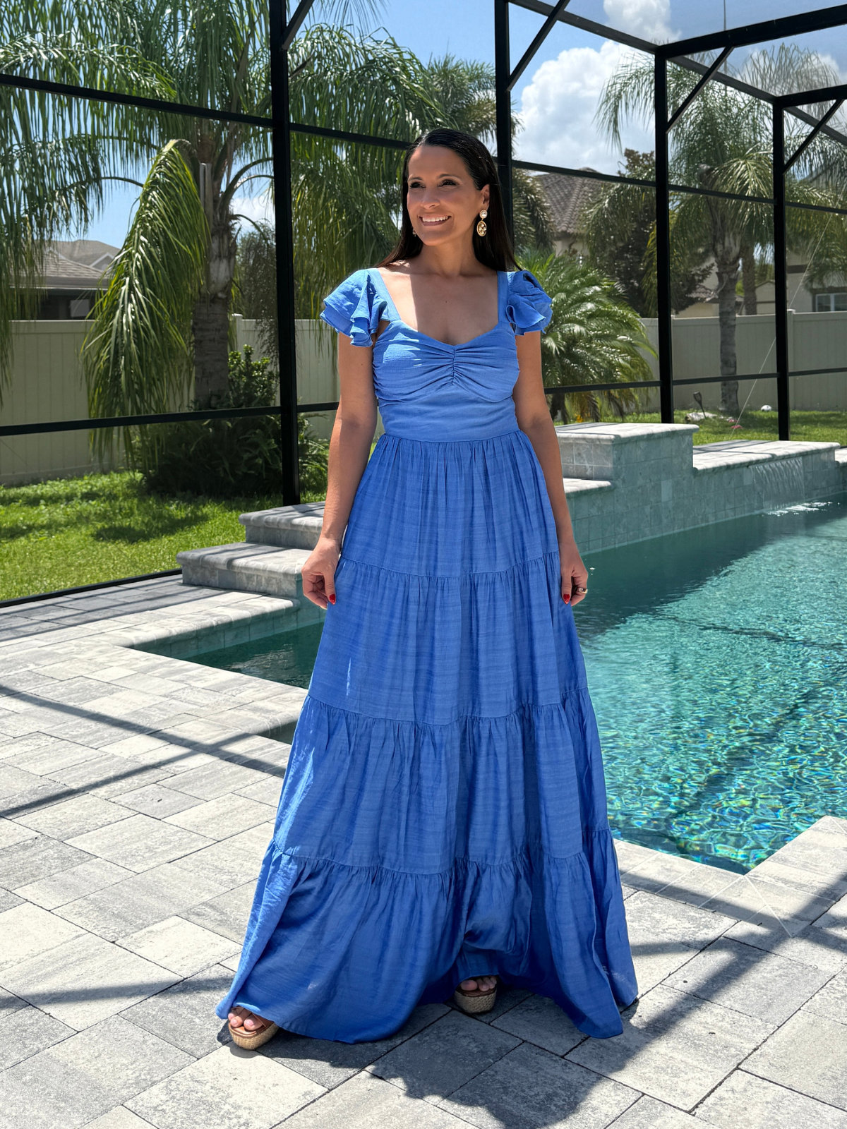 Olas de Verano Maxi Dress