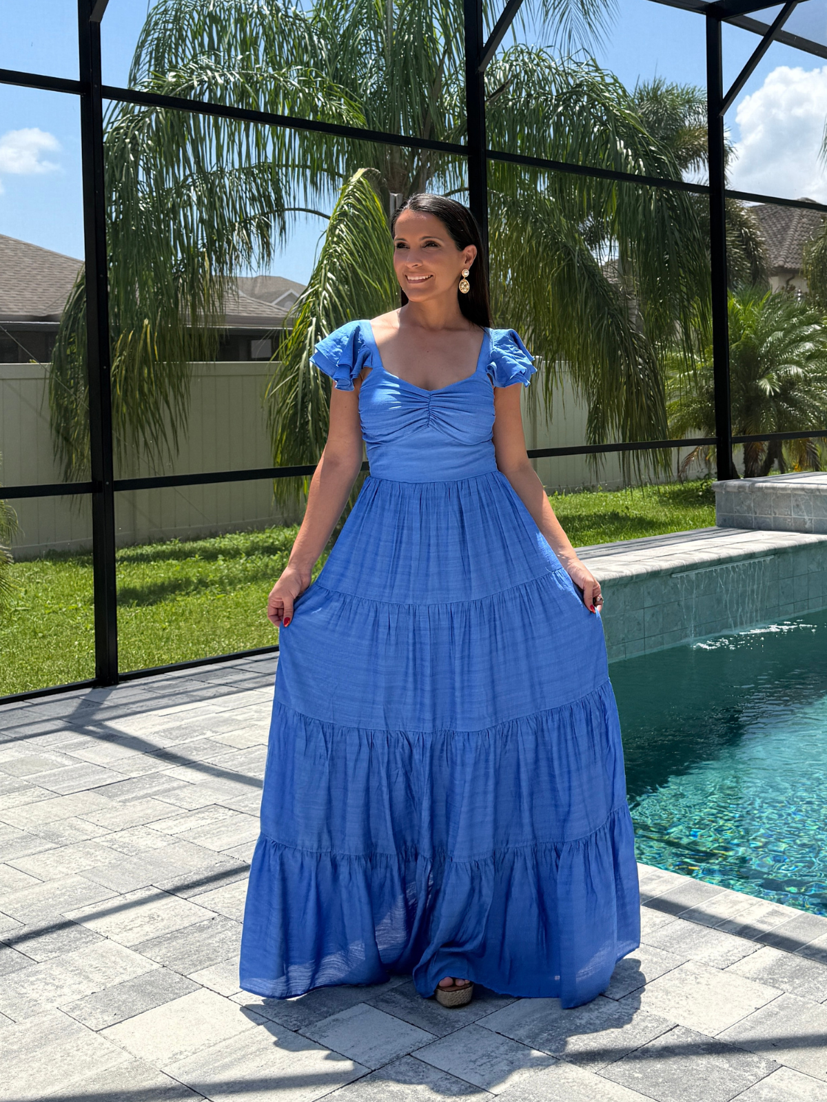 Olas de Verano Maxi Dress