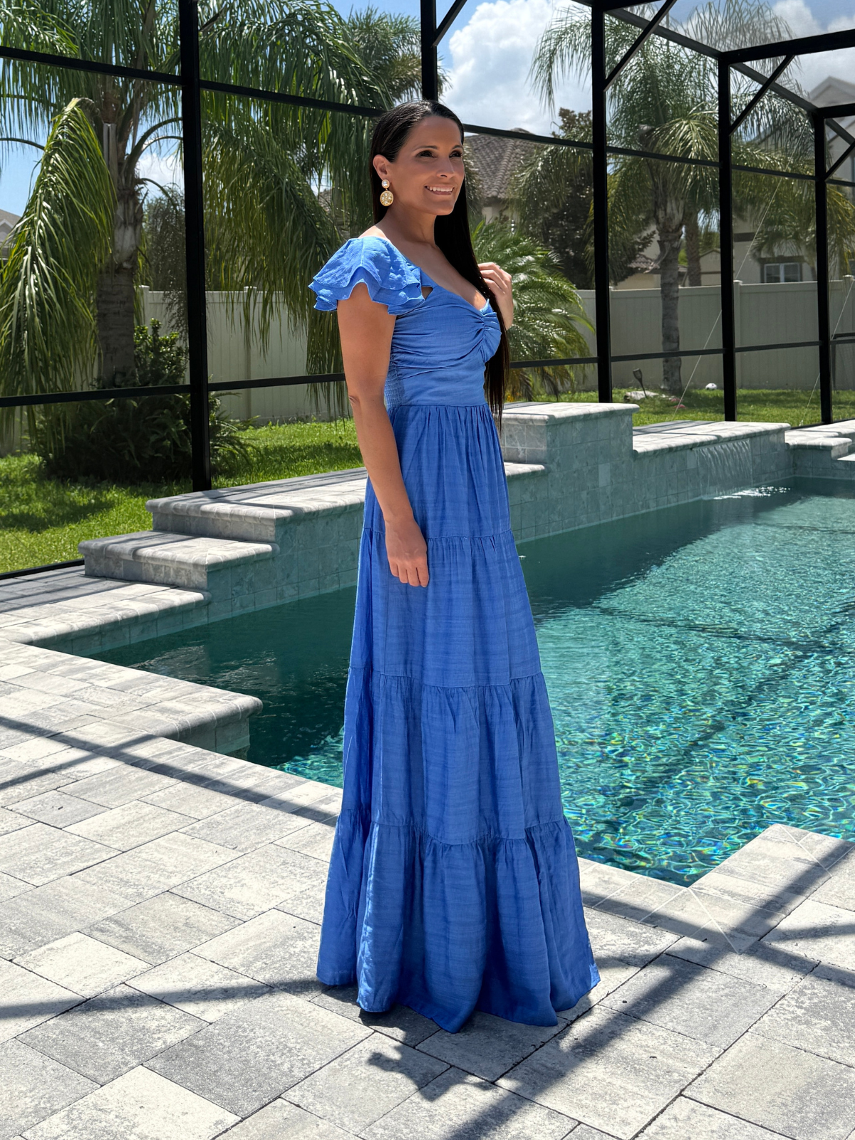 Olas de Verano Maxi Dress