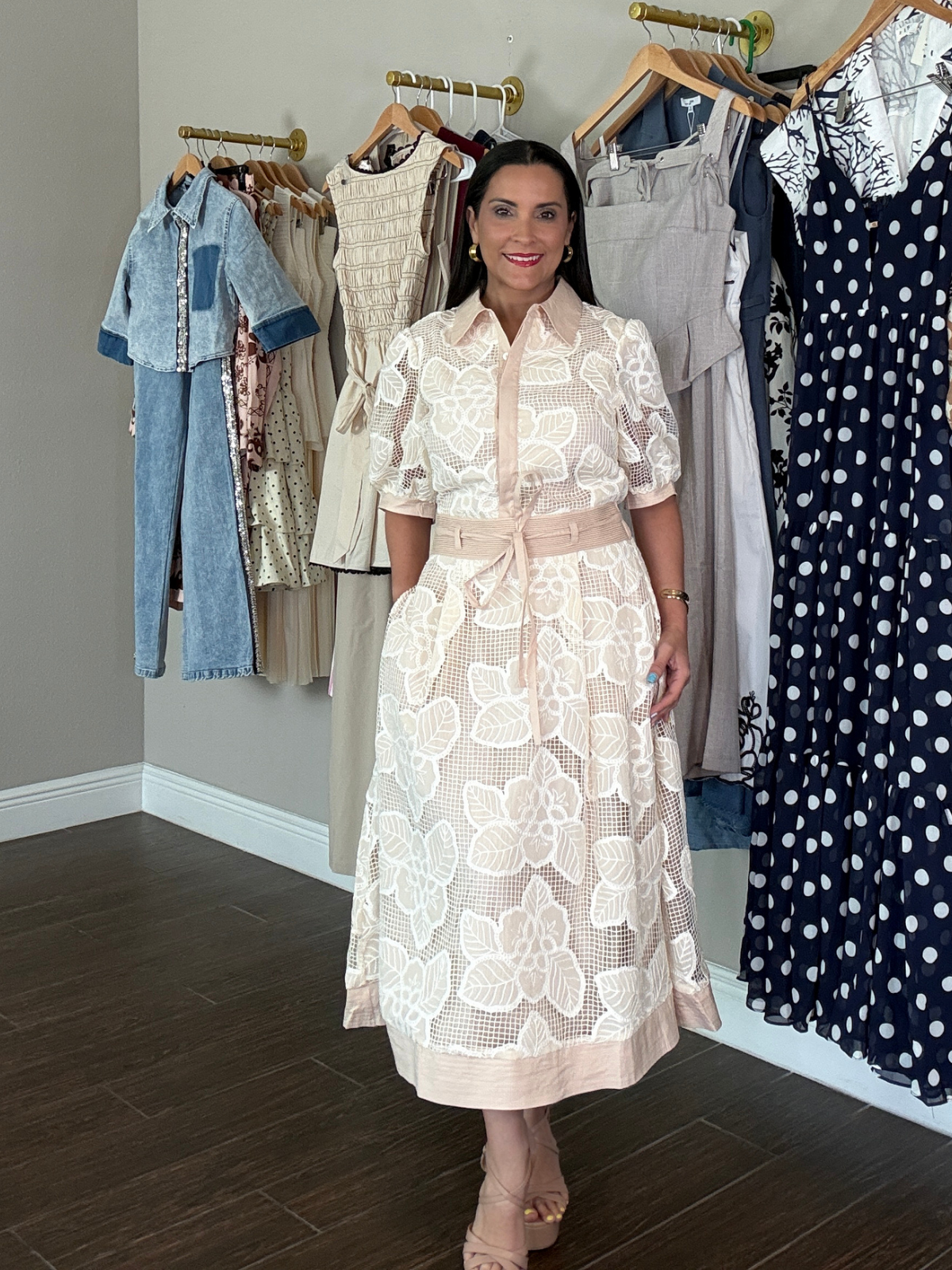 Marfil de Ensueño Midi Dress