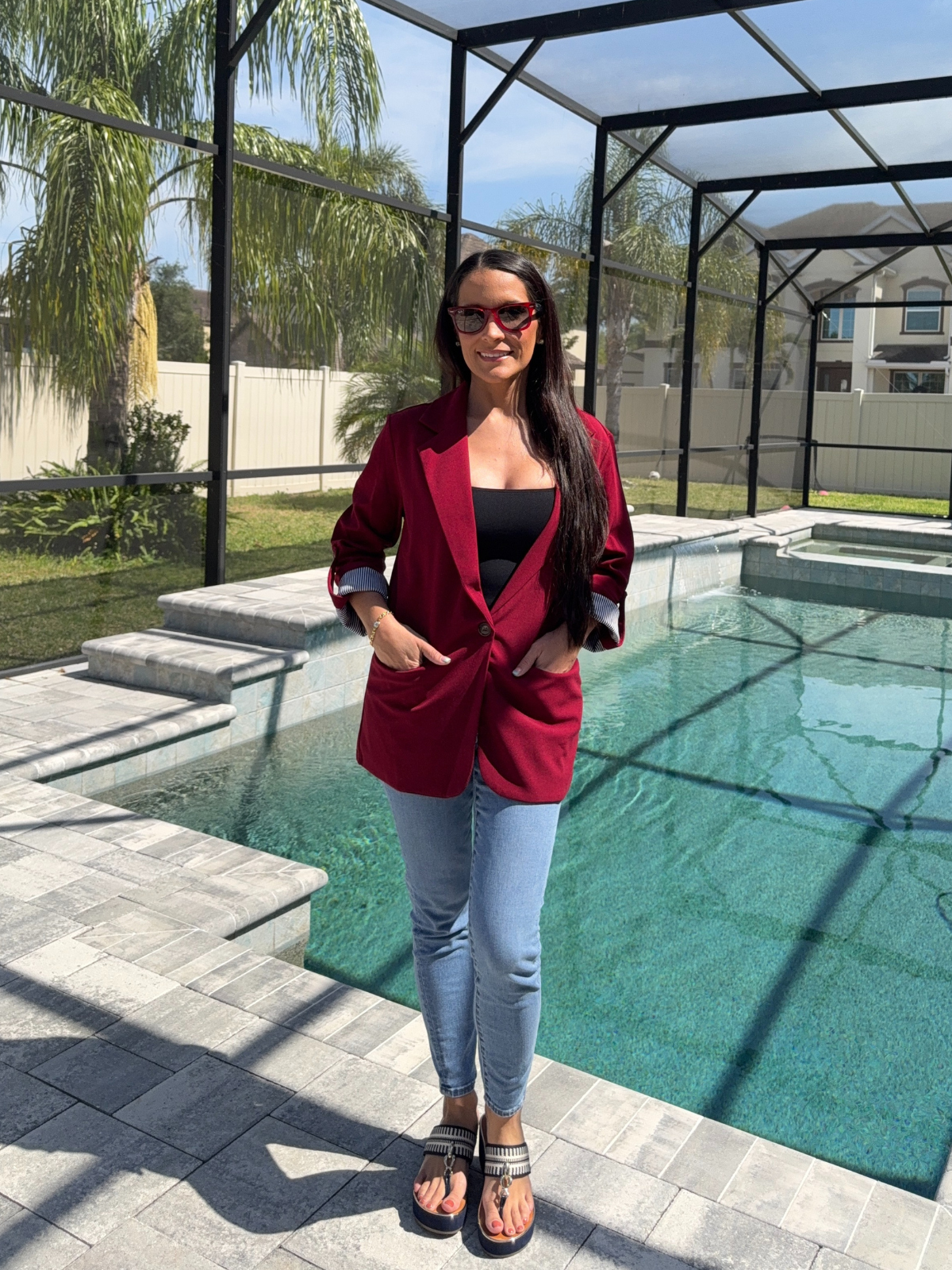 Wine Chic Blazer