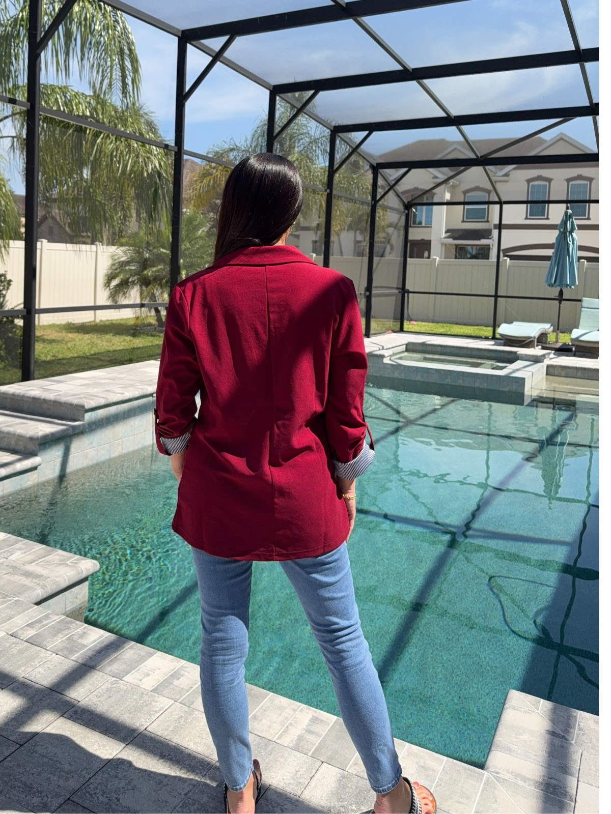 Wine Chic Blazer