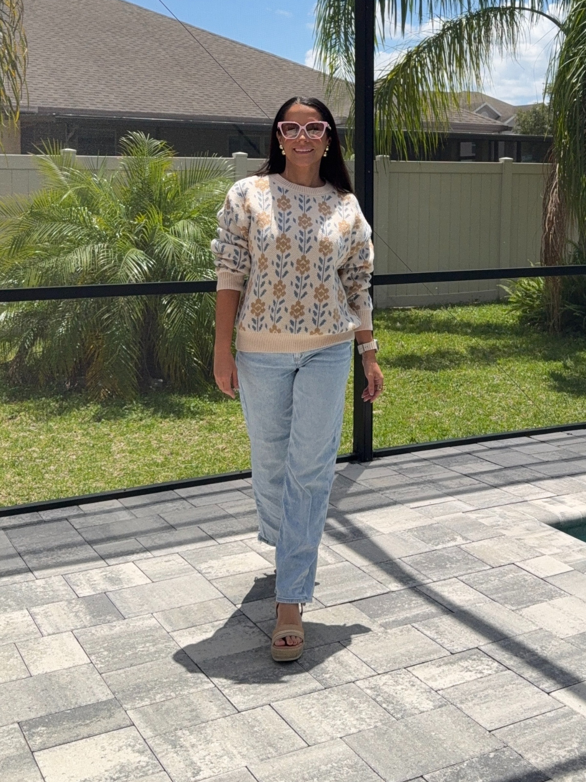 Floral Haven Sweater