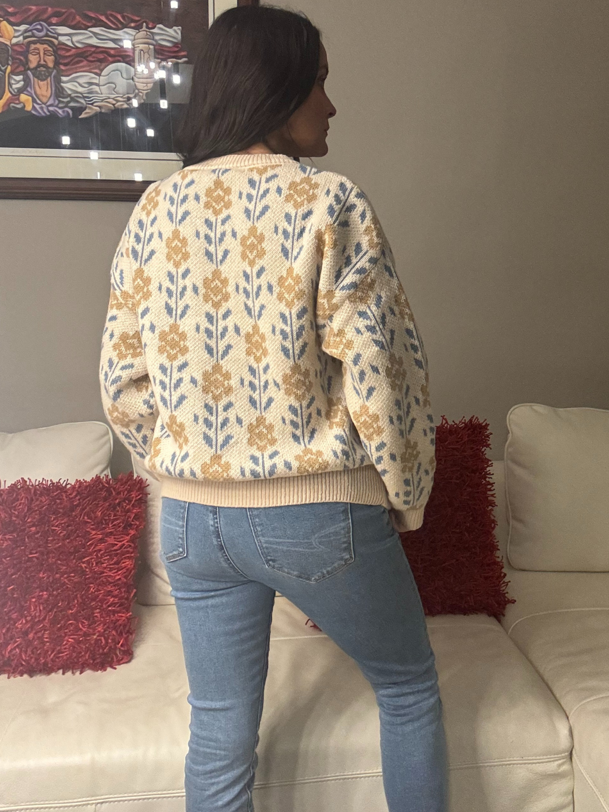 Floral Haven Sweater