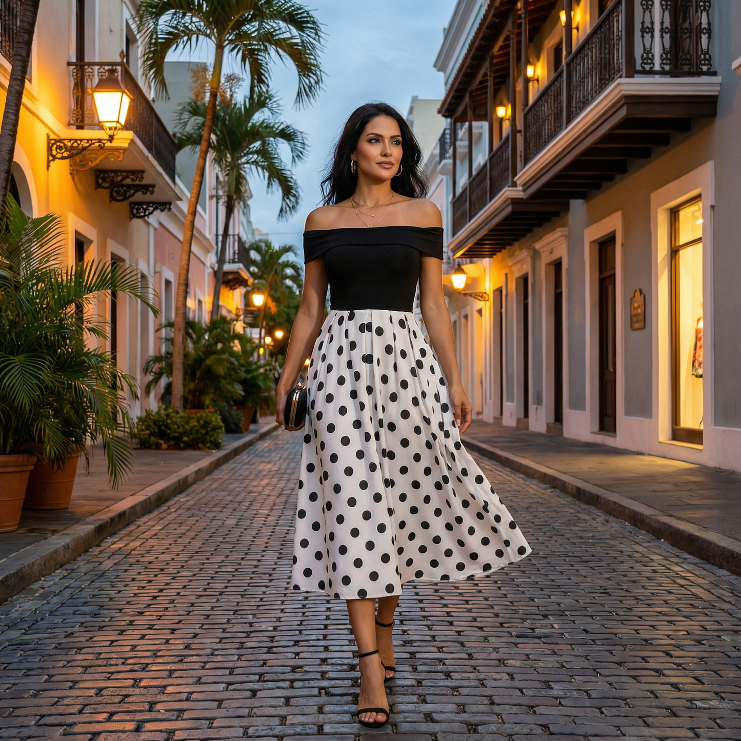 Monaco Nights Midi Dress (Pre-Orden Enero 23 approx.)