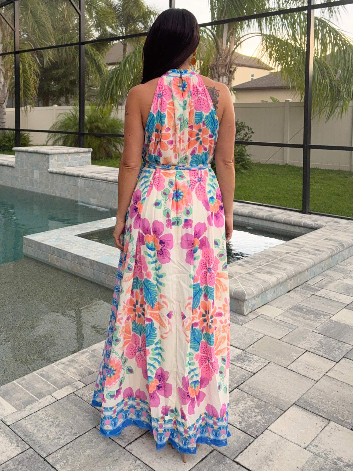 Isla Tropical Maxi Dress