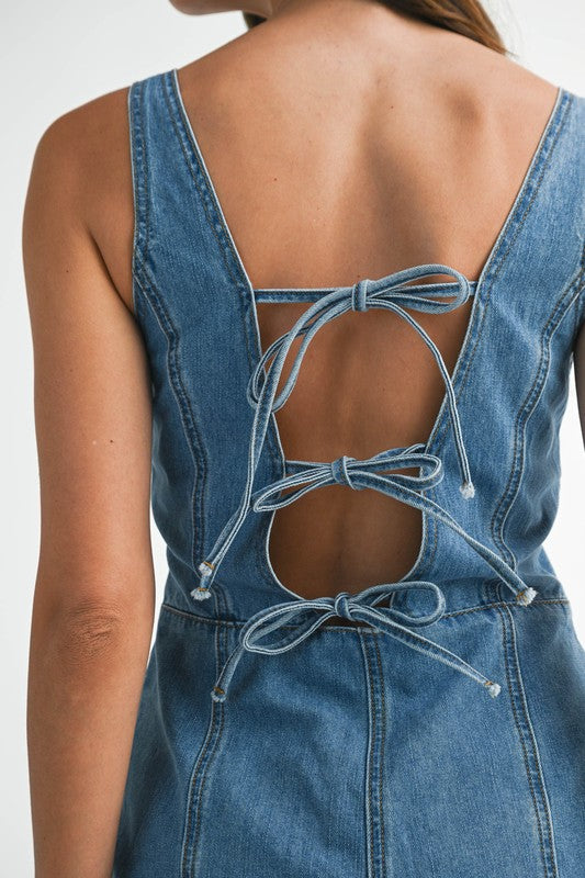 Caribe Denim Romper