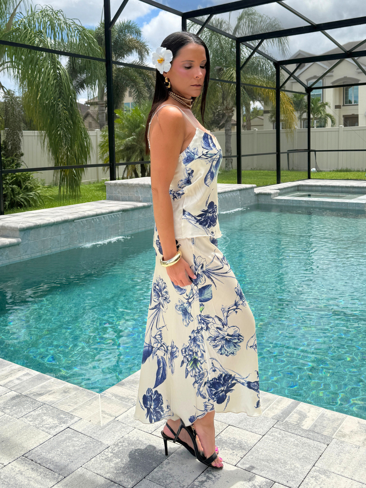 Azul del Jardin Set