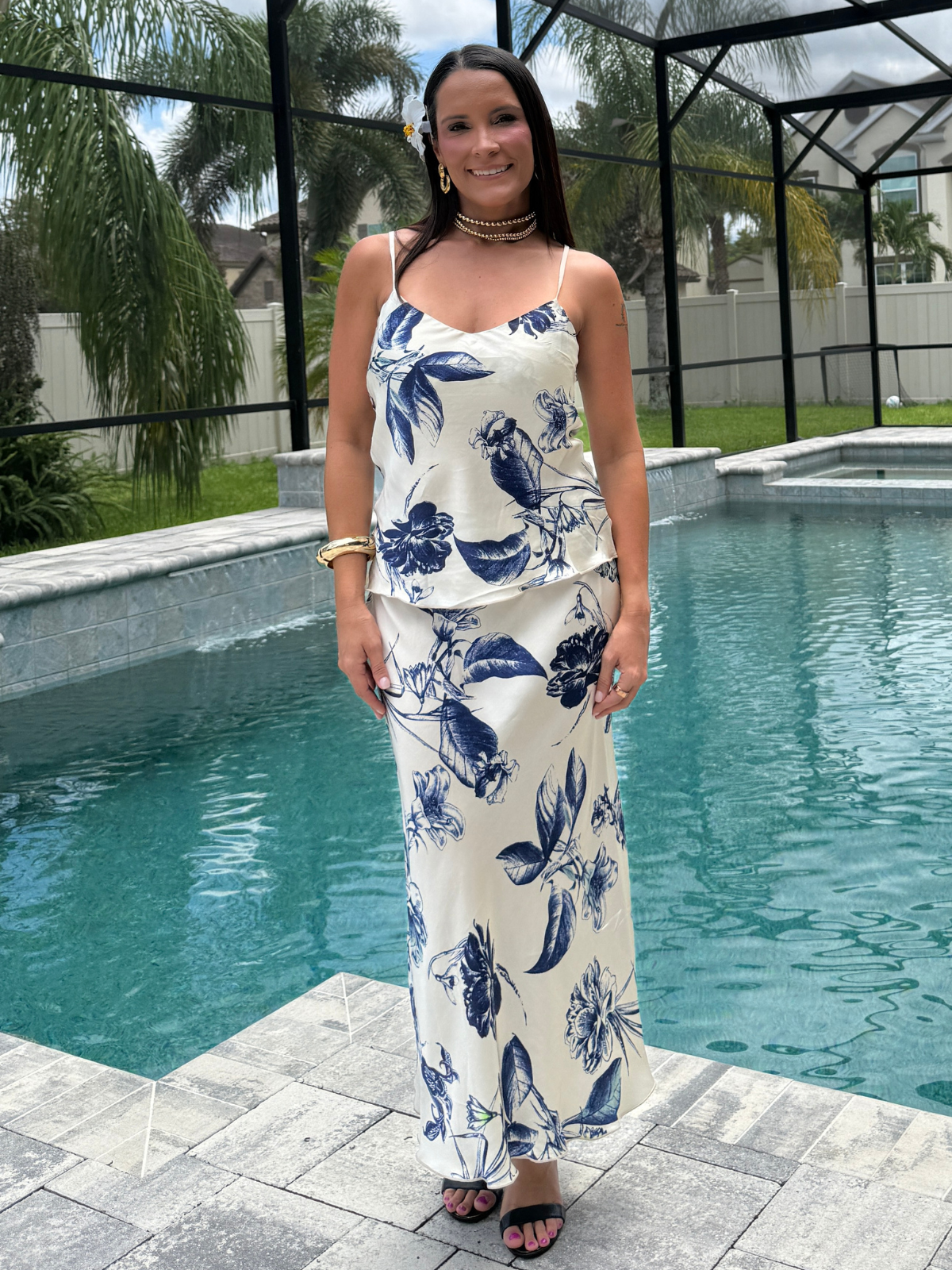 Azul del Jardin Set