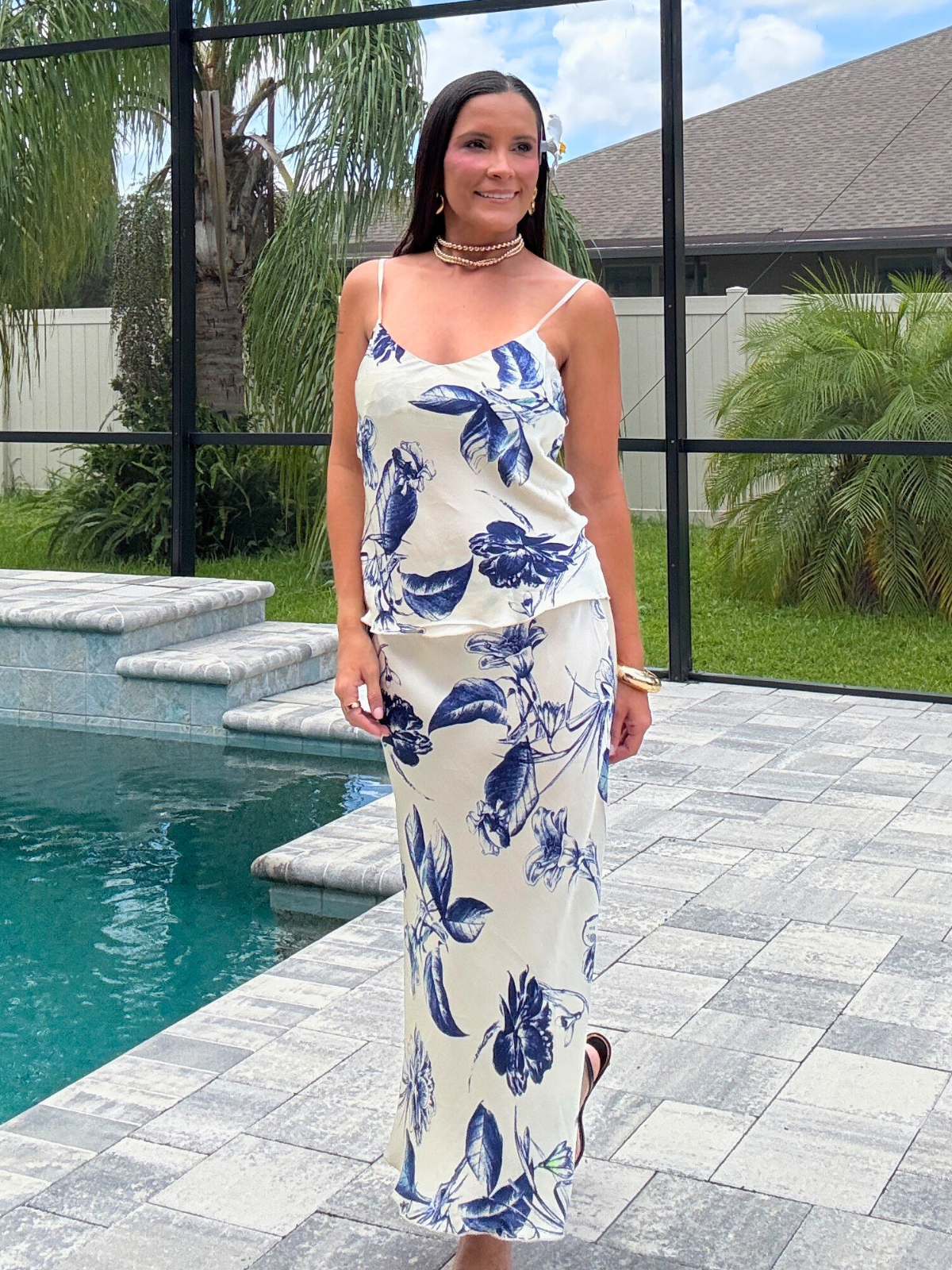Azul del Jardin Set