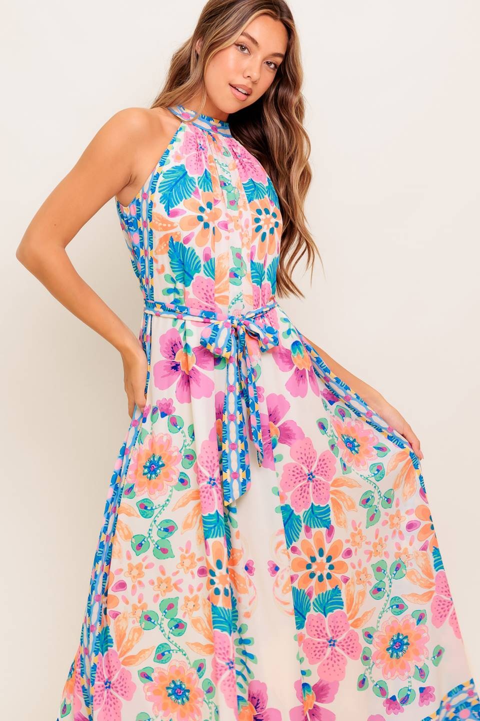 Isla Tropical Maxi Dress