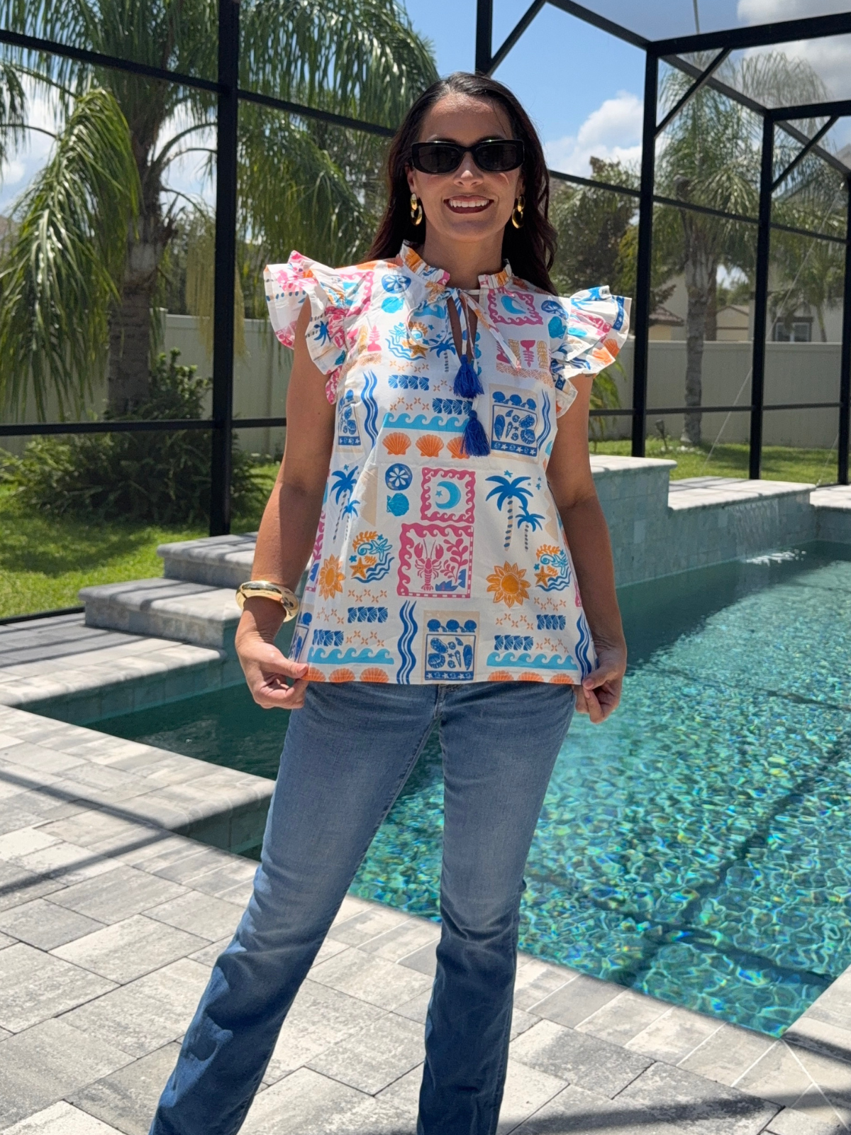 Verano Tropical Blouse