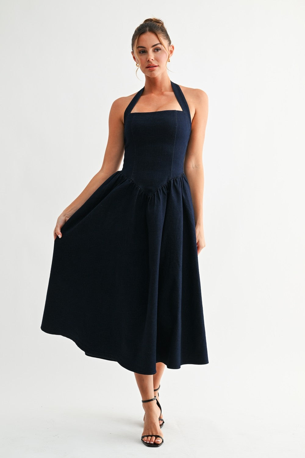 Noche de Denim Dress