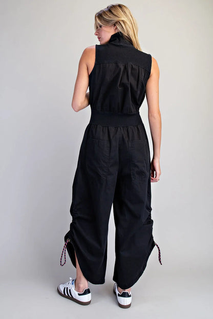 Mocha Utility Barrel Jumpsuit (Pre-Orden Octubre 16 Approx.)