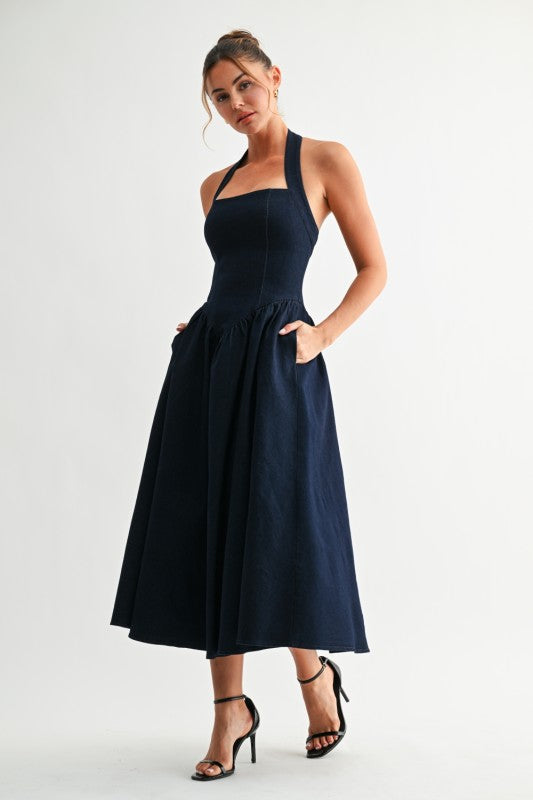 Noche de Denim Dress