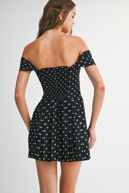 Luna Polka Dot Mini Dress