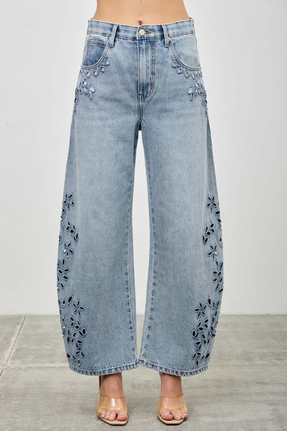 Blossom Barrel Jeans (Pre-Orden Agosto 14 Approx.)
