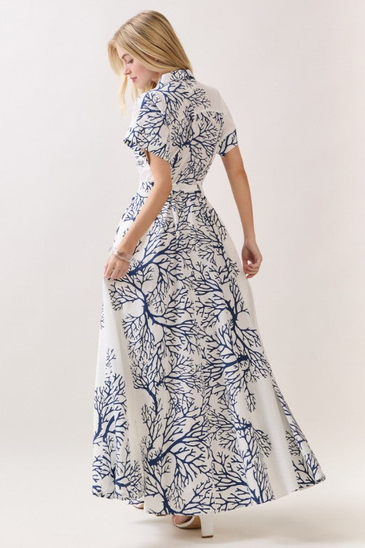 Coral del Mar Maxi Dress-RESTOCK