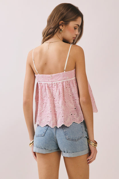 Blush Romance Lace Top (Pre-orden Julio 28 Approx.)