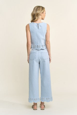Brisa Bordada Denim Set