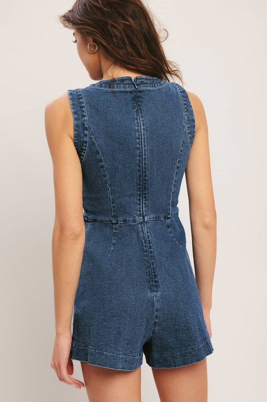 City Denim Romper (Pre-Orden Marzo 23 Approx.)