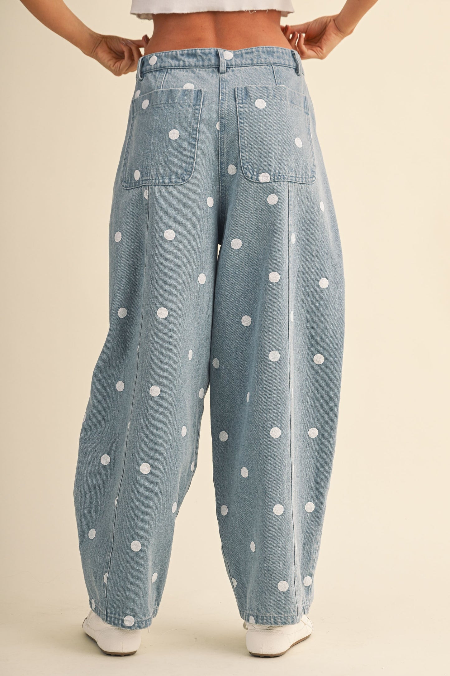 Polka Dot Barrel Jeans (Pre-Orden Julio 10 Approx.)