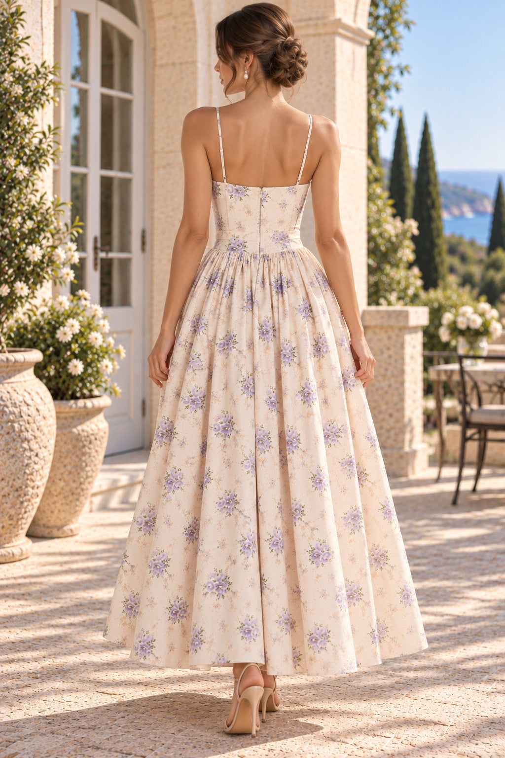 Provence Lavender Corset Maxi Dress (Pre-Orden Septiembre 24 Approx.)