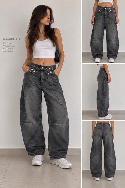 Soho Sculpt Barrel Jeans