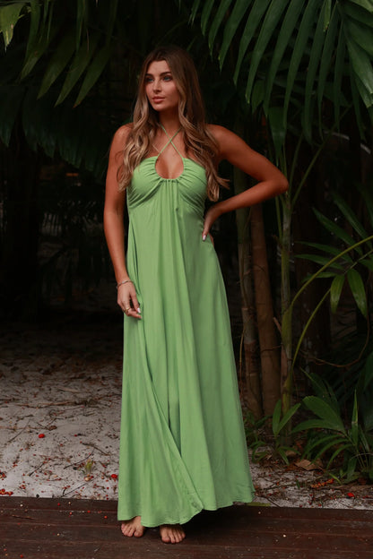Encanto Verde Maxi Dress
