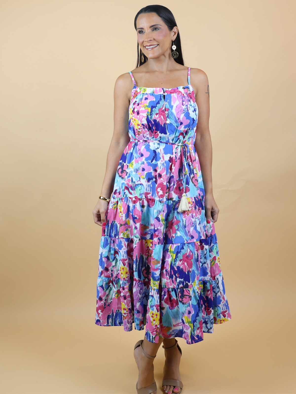 Festival de Colores Midi Dress