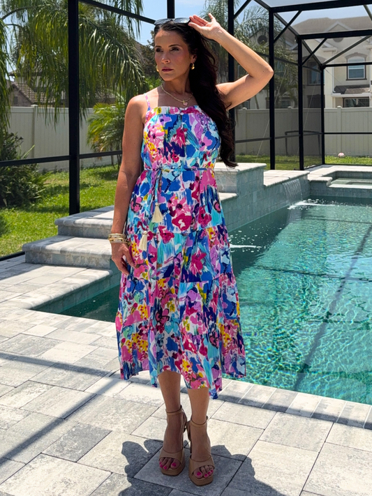 Festival de Colores Midi Dress