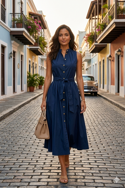 Marina Elegance Midi Dress
