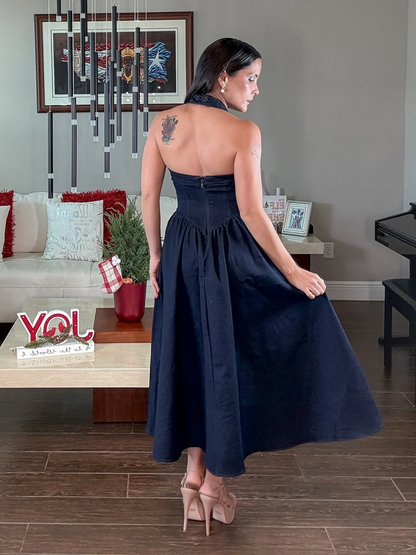 Noche de Denim Dress