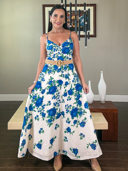 Cielo en Flor Midi Dress