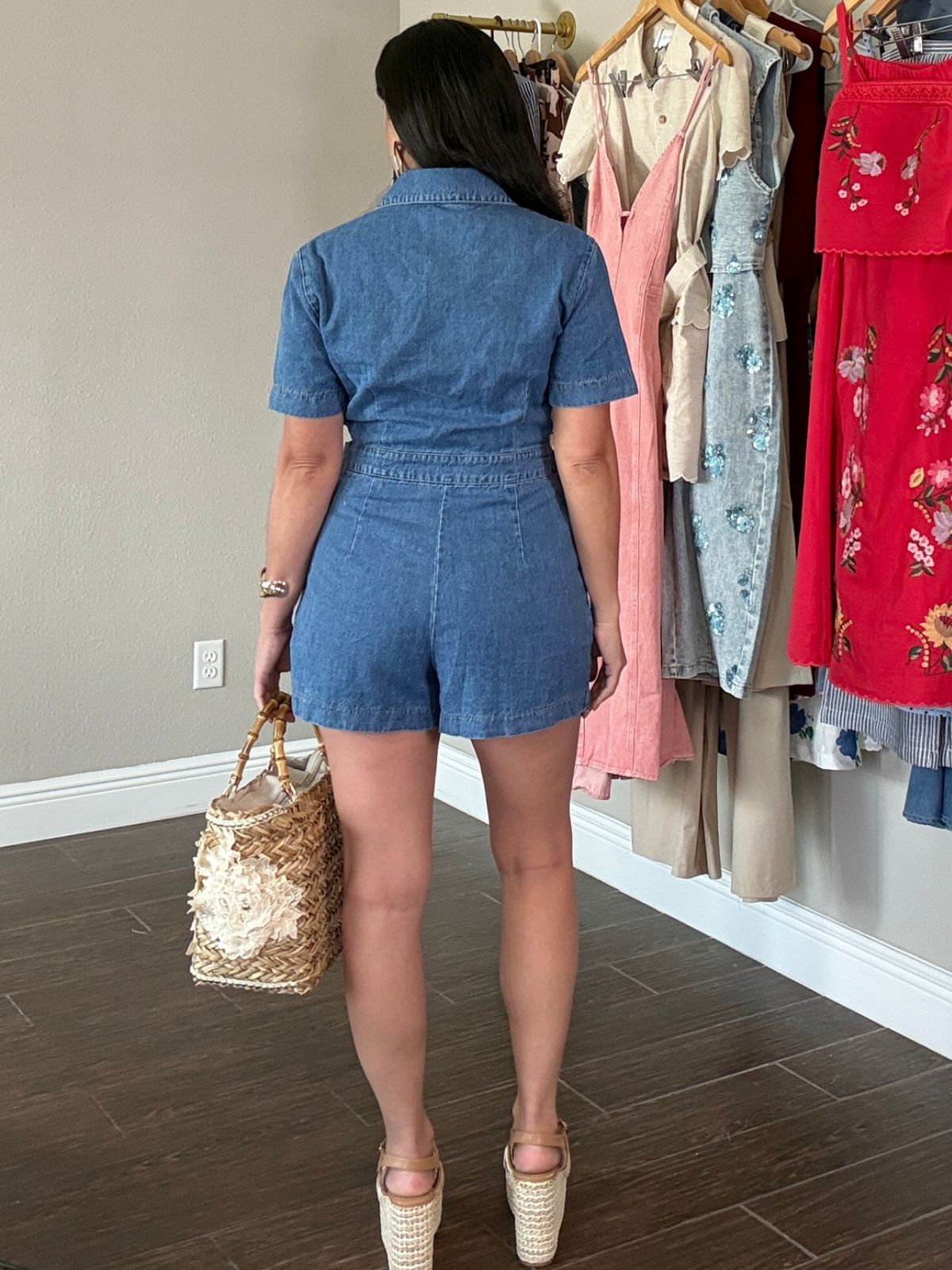 Romper Denim Santorini