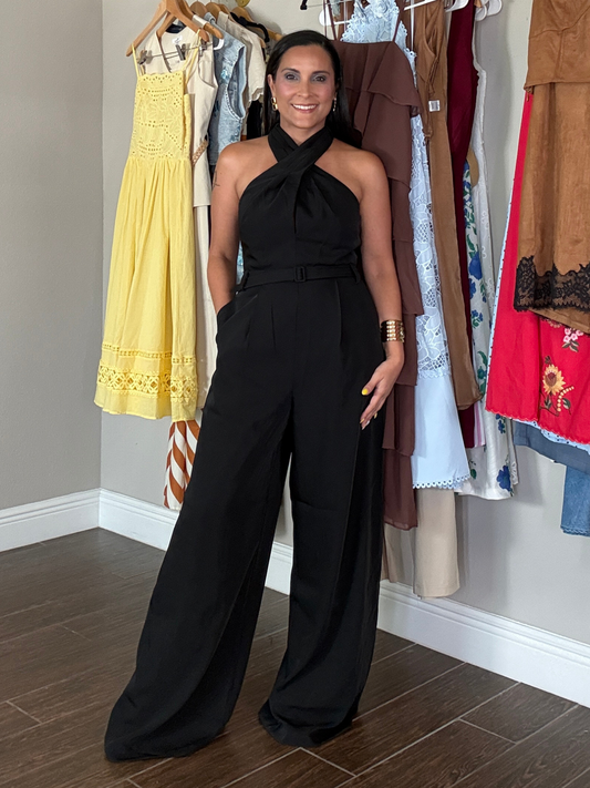 Noir Élan Jumpsuit