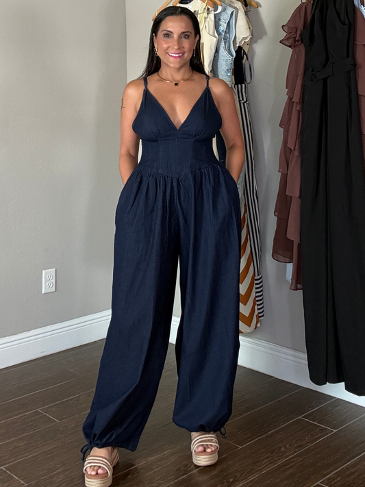 Indigo Muse Jumpsuit