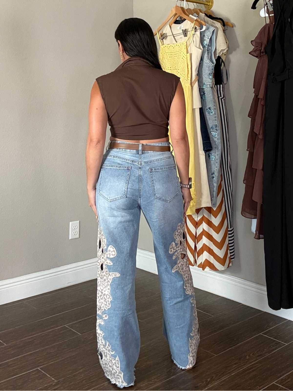 Mocha Muse Ruched Top