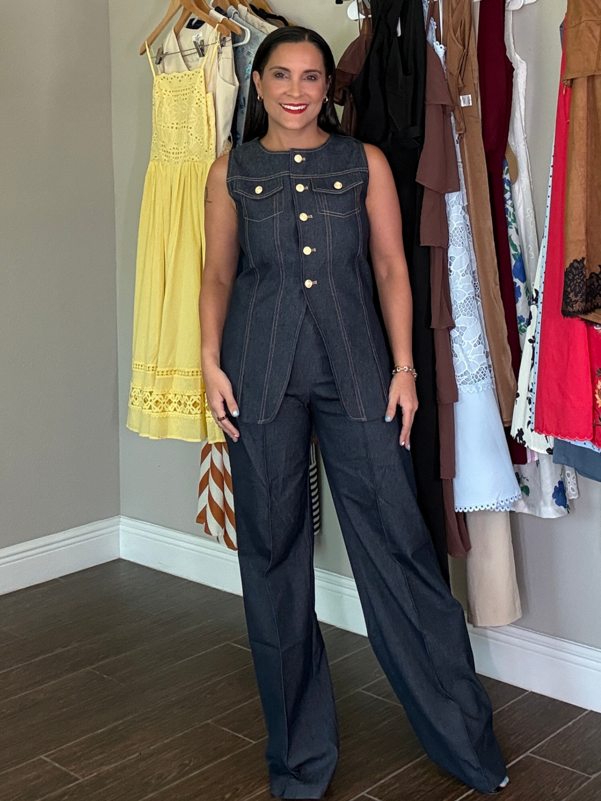 Milano Stretch Denim Set