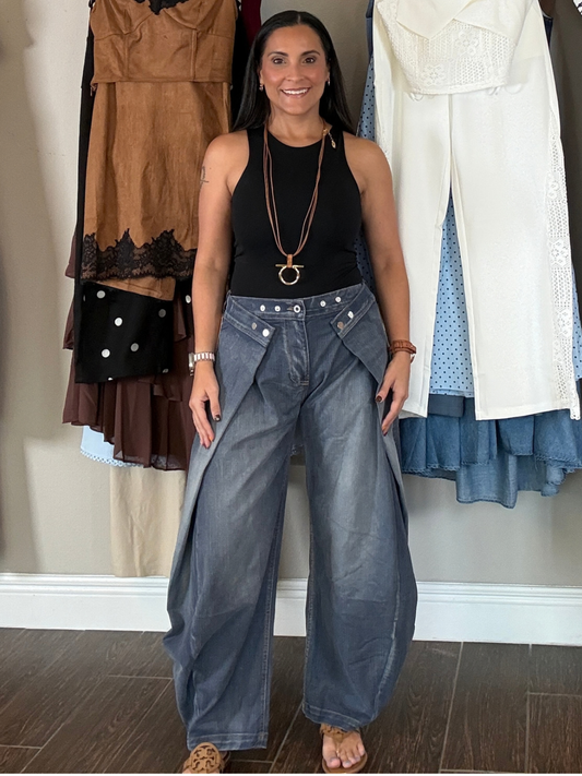 Soho Sculpt Barrel Jeans