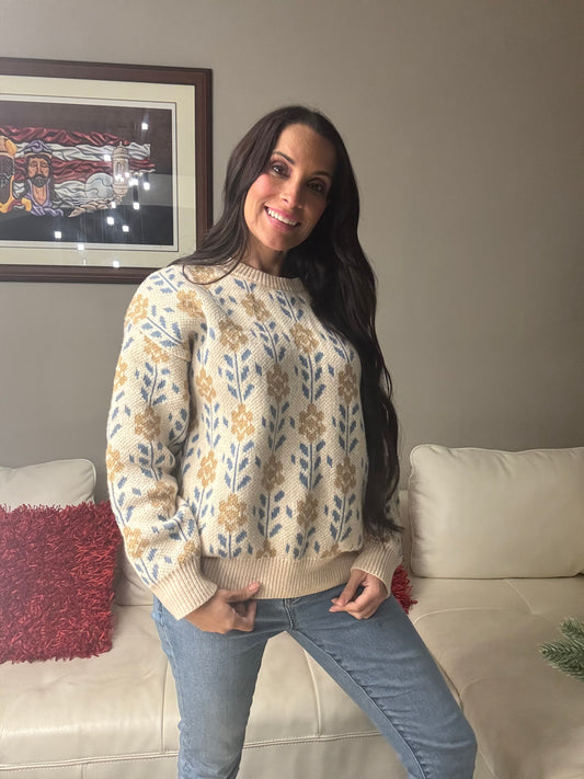 Floral Haven Sweater